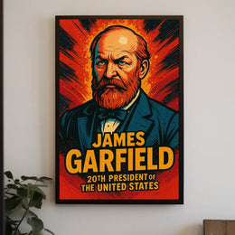 James Garfield 20th President Poster Vintage 18x24 Edition