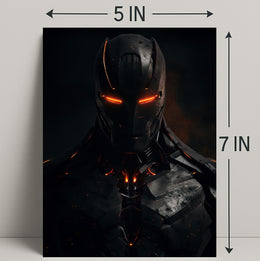 Futuristic Warrior Poster