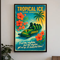 Tropical Ice Team Jamaica Poster