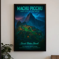 Machu Picchu Lost City of the Incas Poster