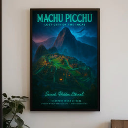 Machu Picchu Lost City of the Incas Poster