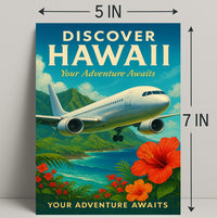 Discover Hawaii Wall Art Print Decor PosterGoat
