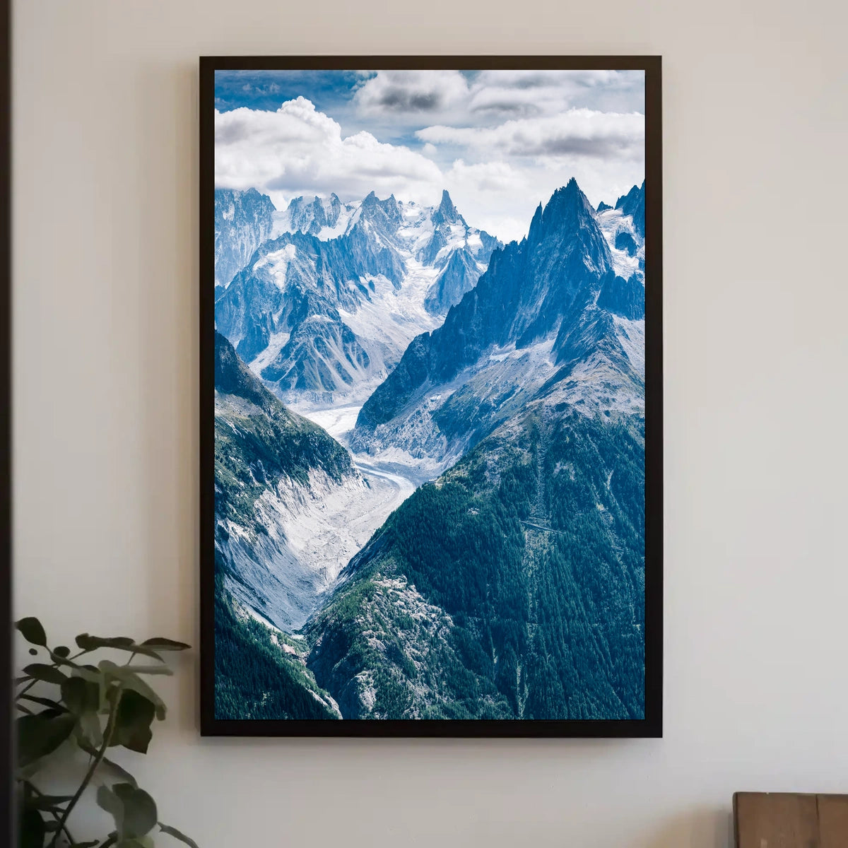 Majestic Mountain Range Poster