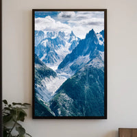 Majestic Mountain Range Poster