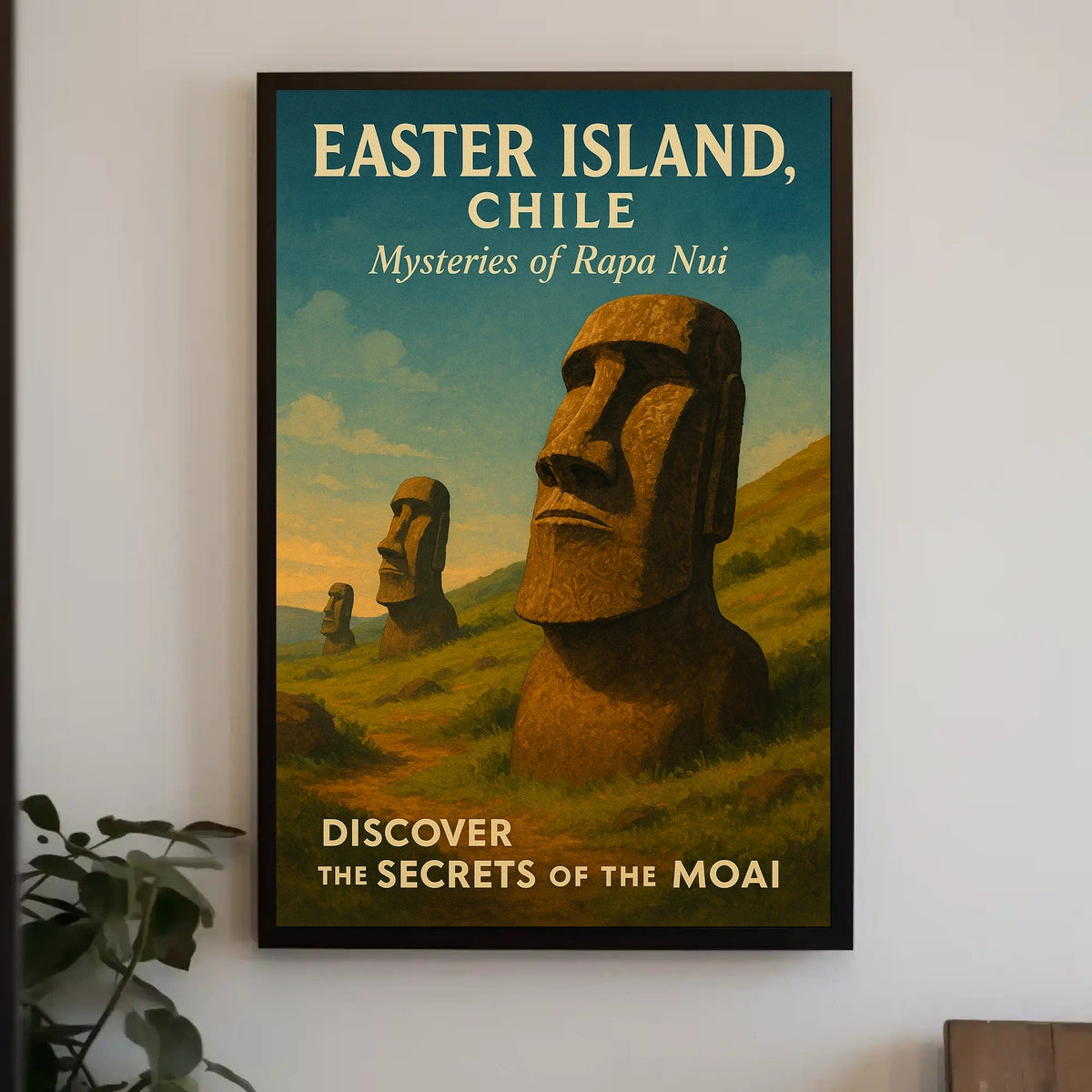 Discover the Mysteries of Easter Island Poster