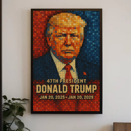 Donald Trump 47th President Poster