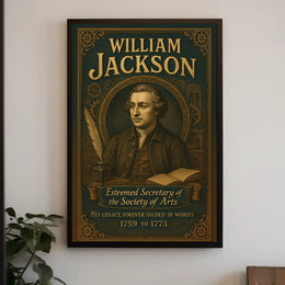 William Jackson Esteemed Secretary of the Society of Arts Poster PosterGoat