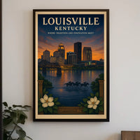 Louisville, Kentucky Where Tradition and Innovation Meet Poster