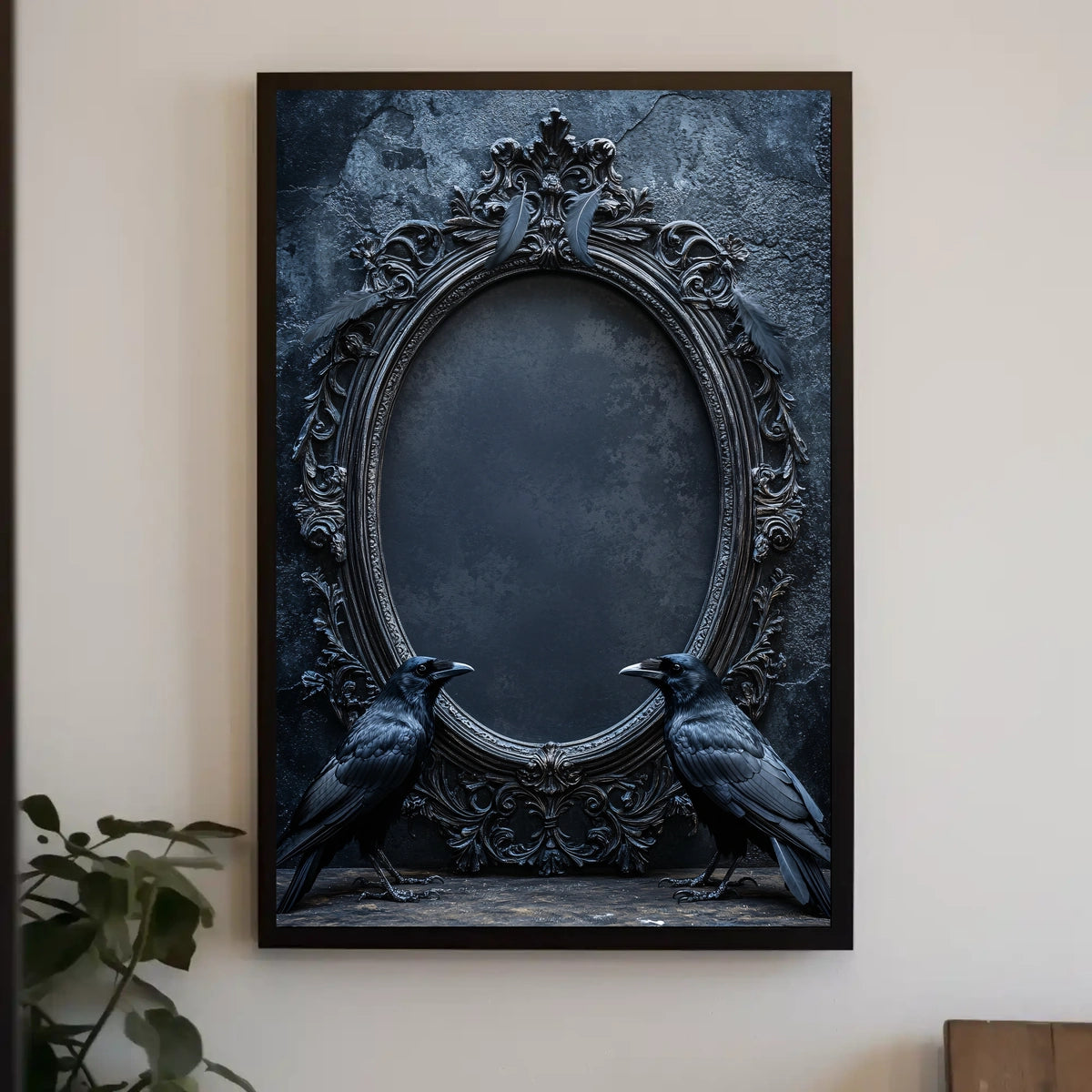 Vintage Ornate Frame Abstract Artistic or Pop Culture Poster
