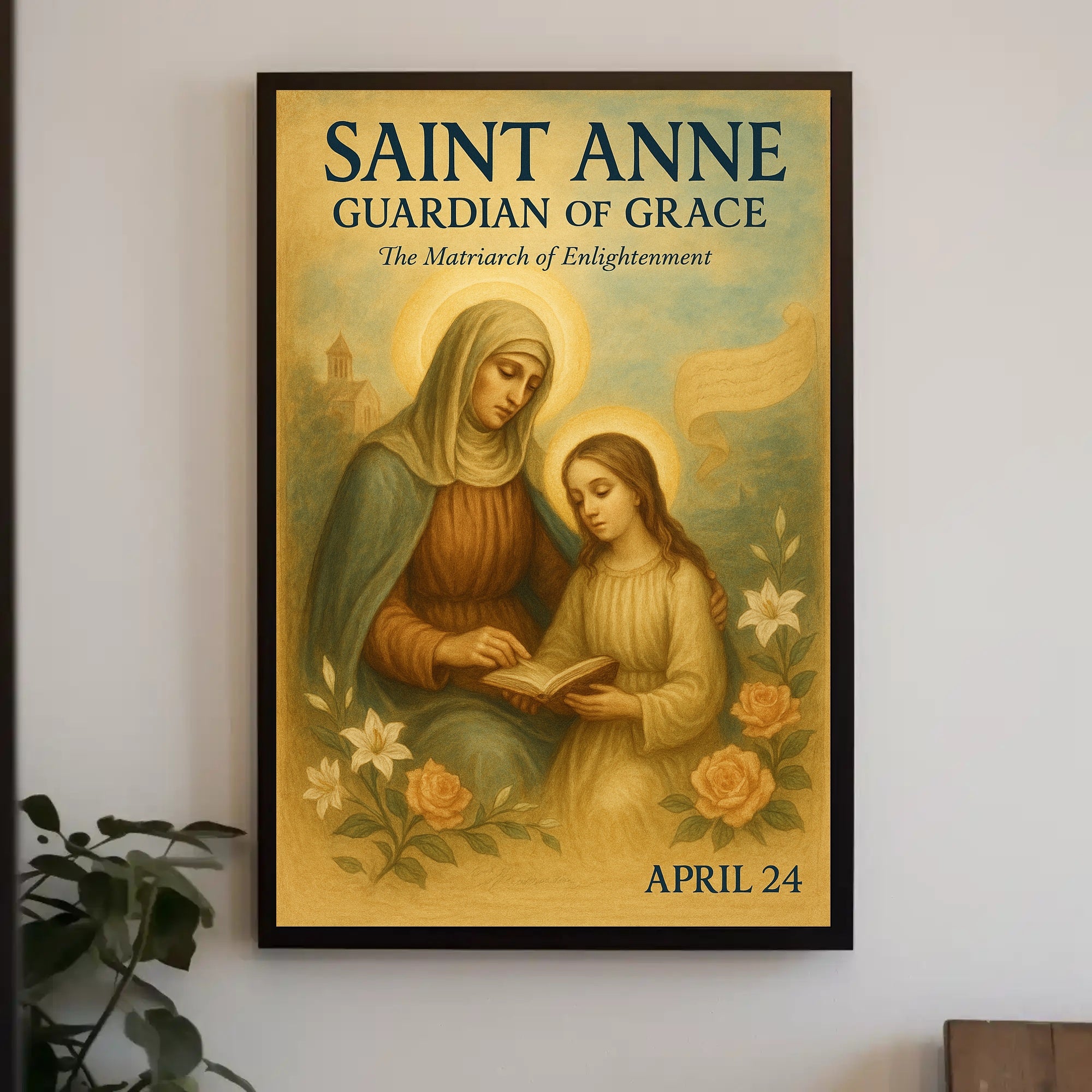 Saint Anne's Grace and Enlightenment Heritage Poster PosterGoat