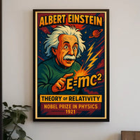 Albert Einstein Theory Of Relativity Poster