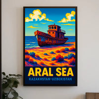 Aral Sea Kazakhstan-Uzbekistan Poster