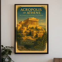 Acropolis of Athens The Cradle of Western Civilization Poster