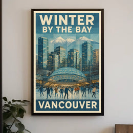 Winter By The Bay Vancouver Poster