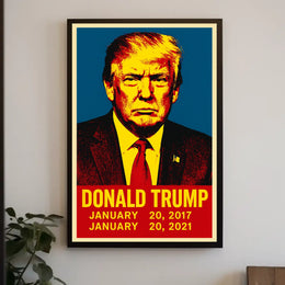 Donald Trump Presidential Term Poster