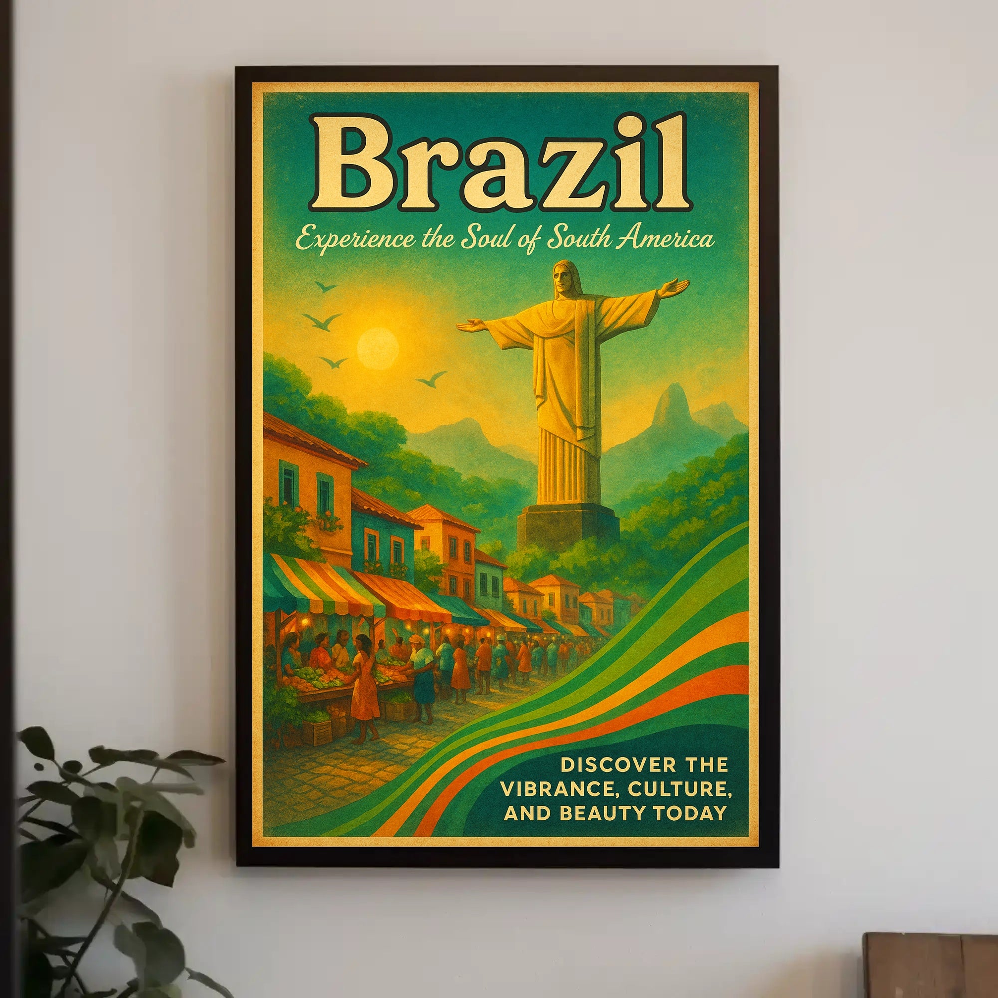 Discover Brazil Poster