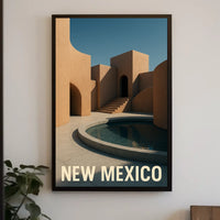 New Mexico Architectural Serenity Poster