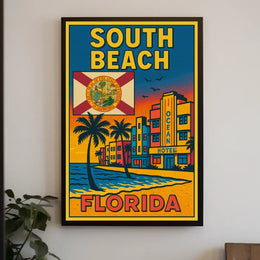 South Beach Florida Poster