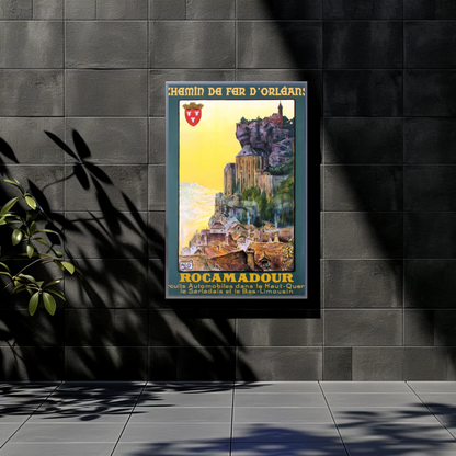 Rocamadour Travel Poster