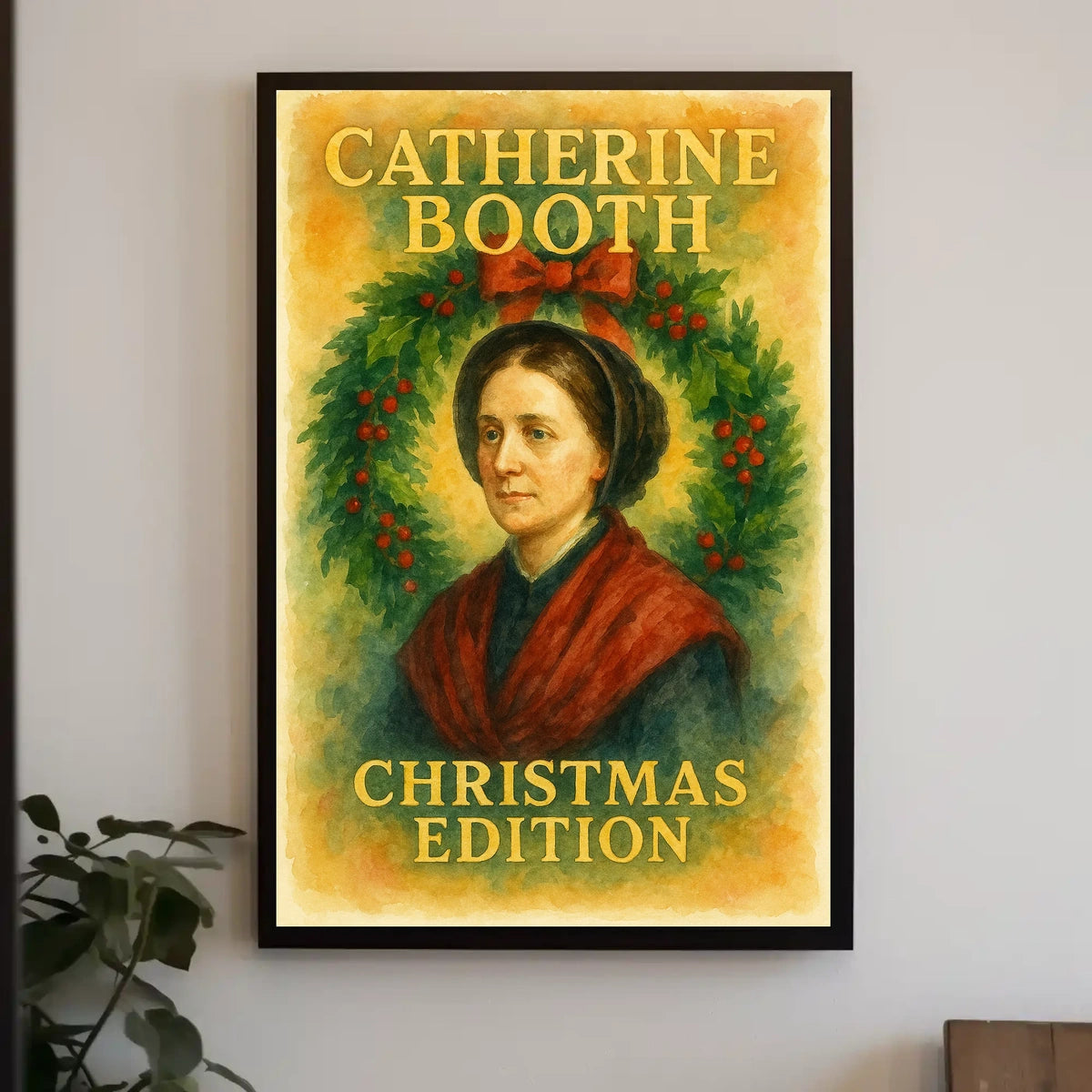 Catherine Booth Vintage Art Portrait in Cultural Poster