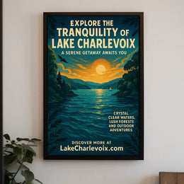 Explore The Tranquility Of Lake Poster