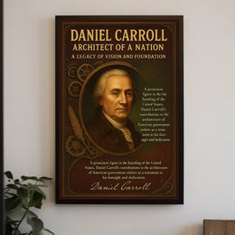 Daniel Carroll Architect of a Nation Poster