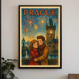 Artistic Vibes: Abstract Colors and Shapes Poster