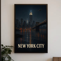 New York City Skyline Poster