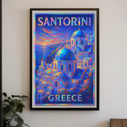 Santorini, Greece Poster