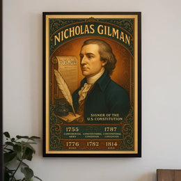 Nicholas Gilman Signer of the U.S. Constitution Poster