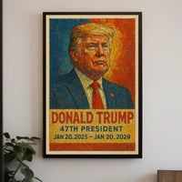 Donald Trump 47th President Poster