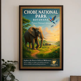 Explore the Heart of Africa's Wilderness Poster