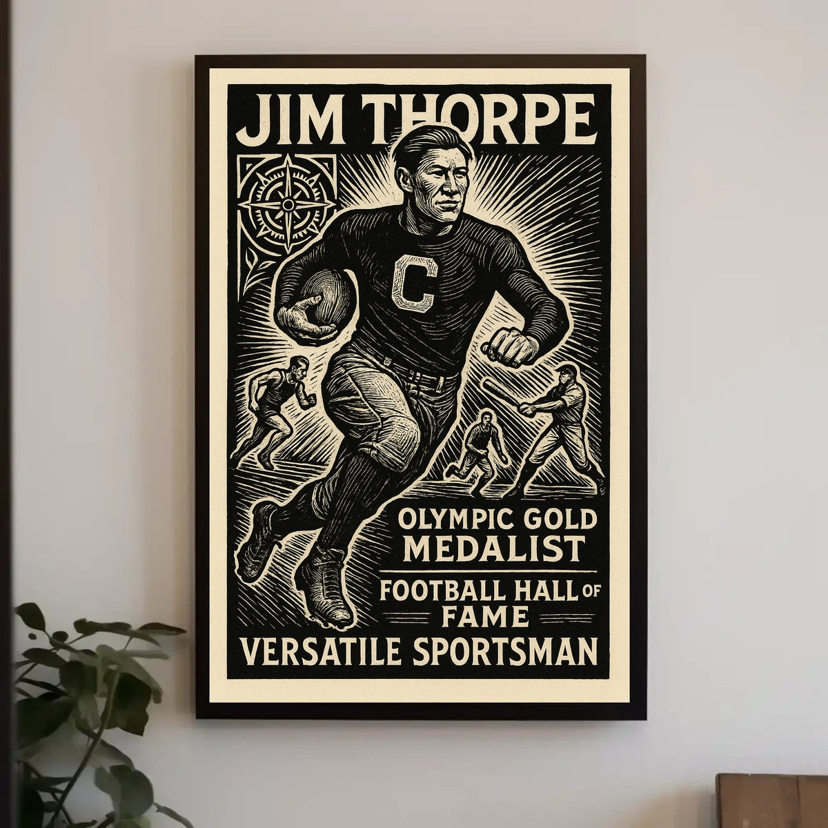 Celebrating a Legendary Athlete Poster
