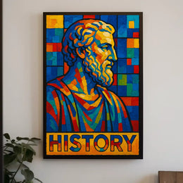Vibrant History Mosaic Poster