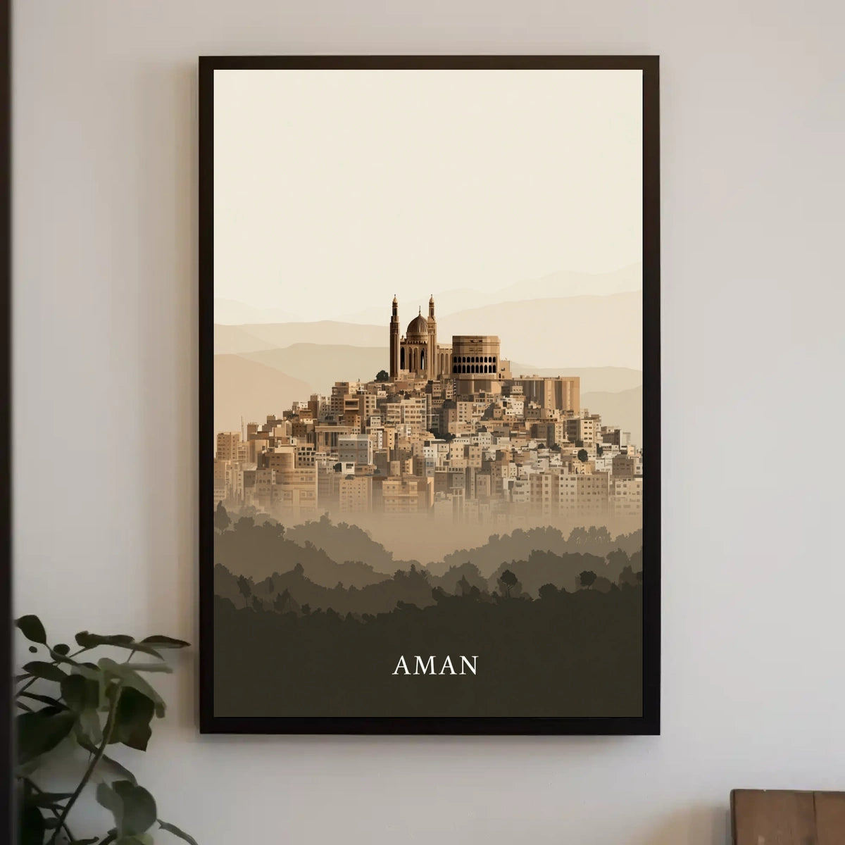 Aman A Tranquil Cityscape Poster