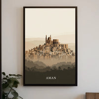 Aman A Tranquil Cityscape Poster