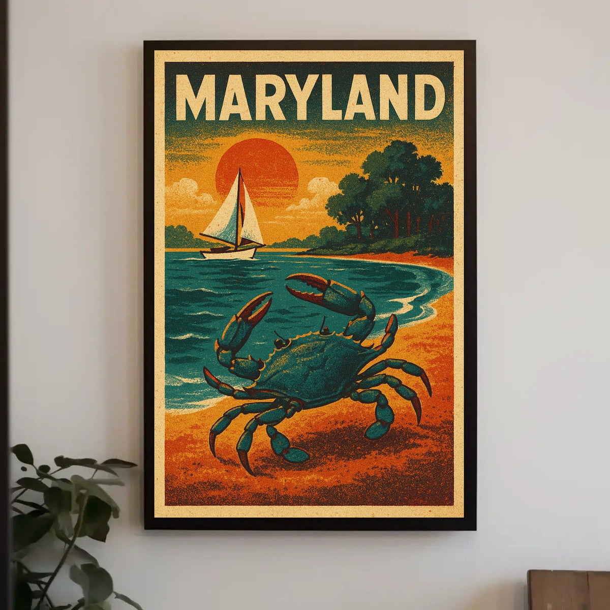 Maryland Coastal Charm Poster