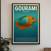Gourami A Photorealistic Exploration Poster