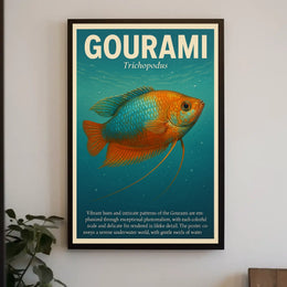 Gourami A Photorealistic Exploration Poster