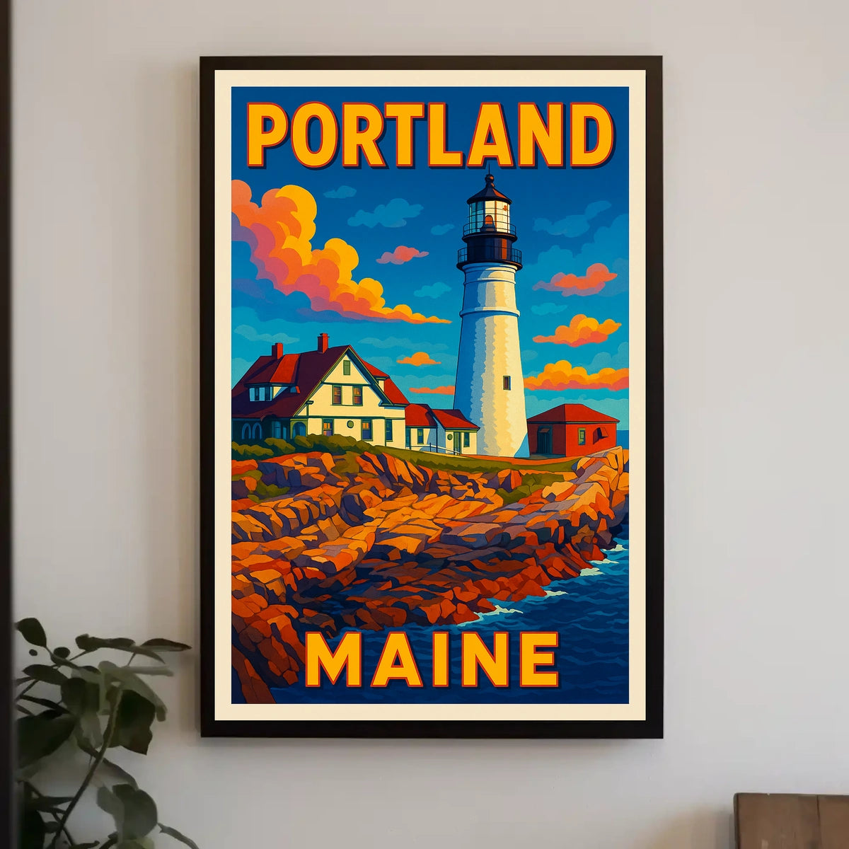 Portland, Maine Lighthouse Poster