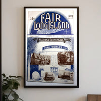Flushing Centennial 1937 Vintage Architecture Poster Print