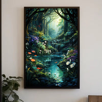 Enchanted Forest Oasis Poster