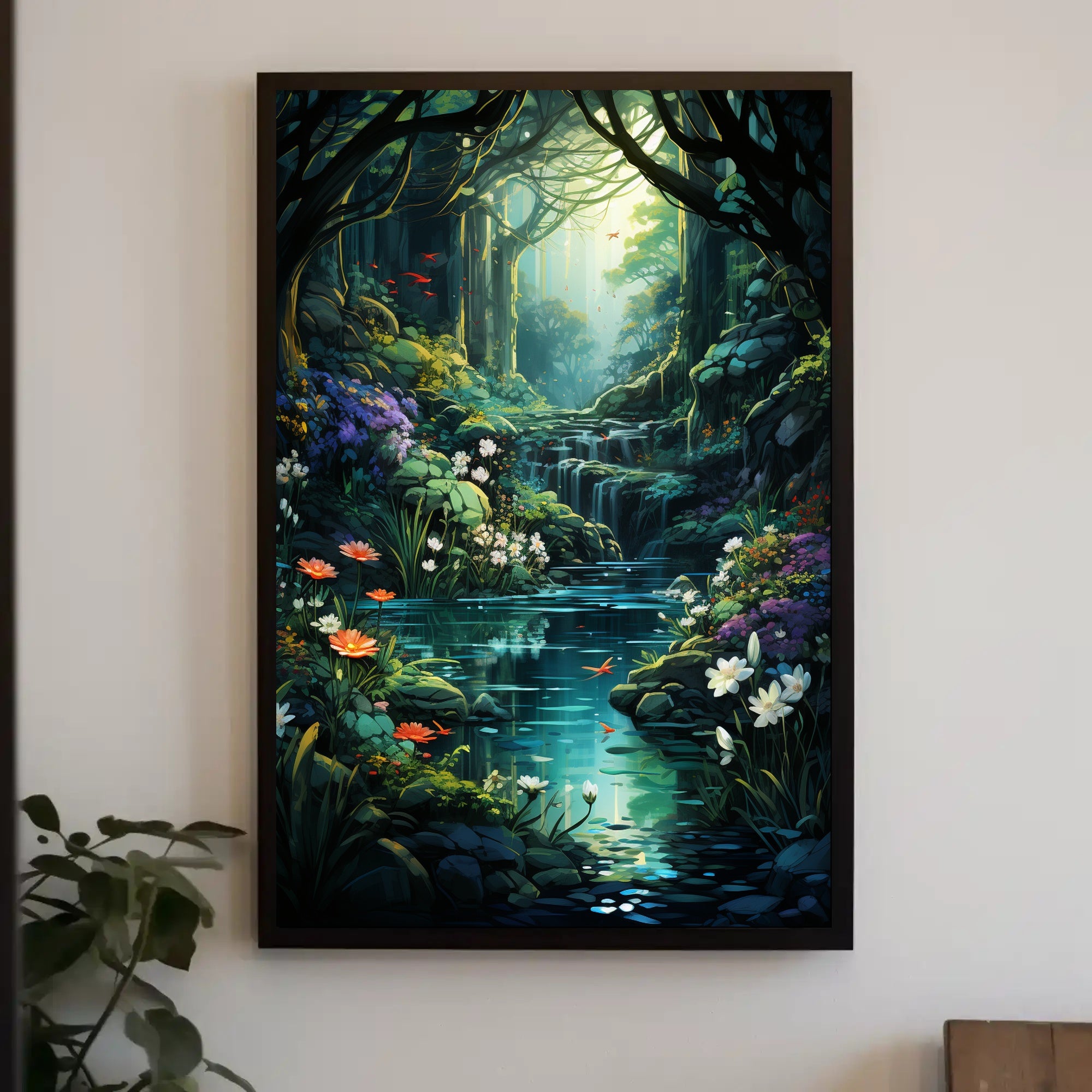 Enchanted Forest Oasis Poster