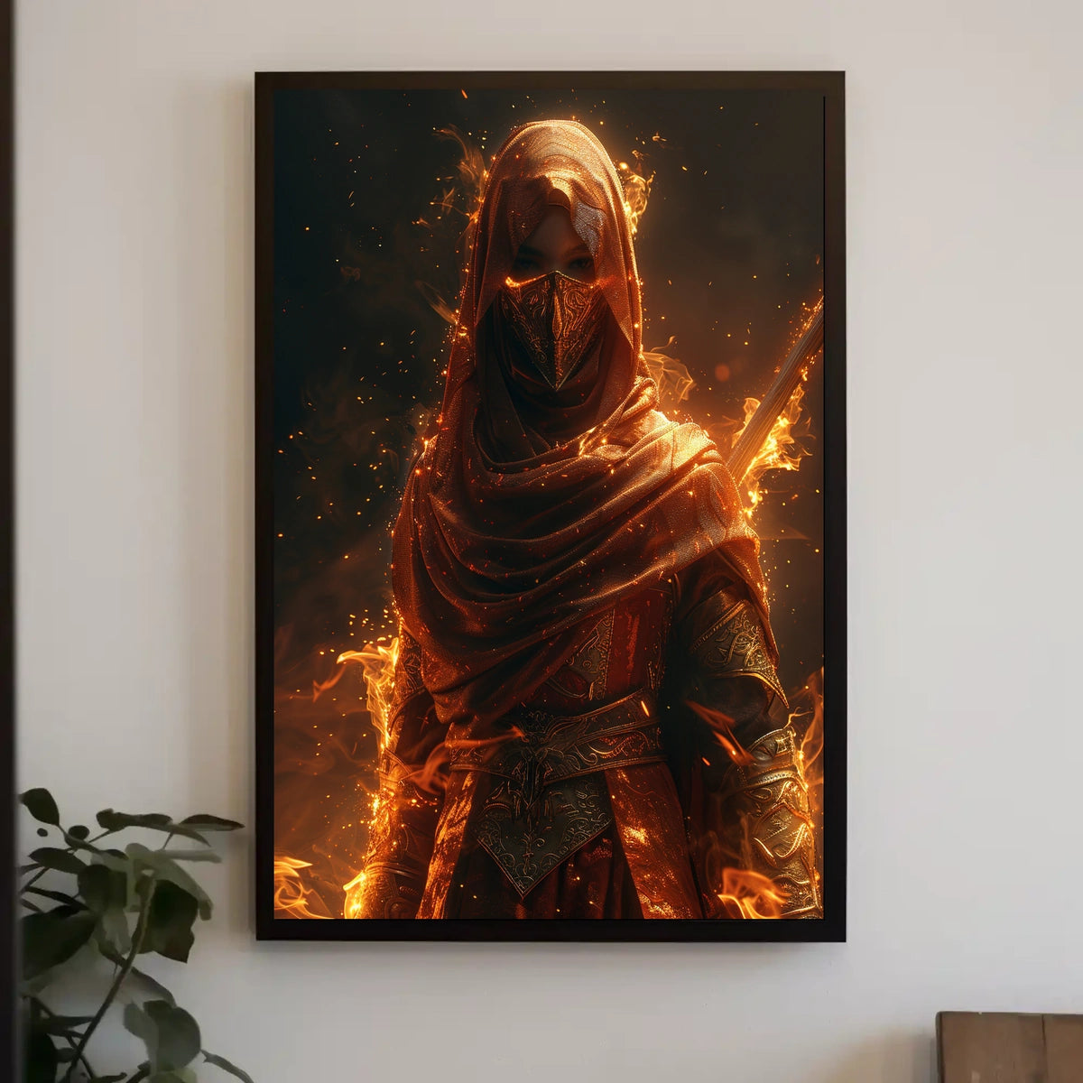 Warrior Of Flames Poster