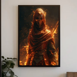 Warrior Of Flames Poster