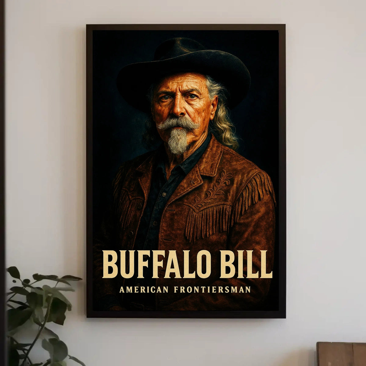 Buffalo Bill Classic Portrait Cultural or Heritage Poster