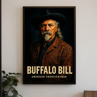 Buffalo Bill Classic Portrait Cultural or Heritage Poster