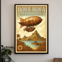 Bora Bora  A Steampunk Voyage Poster PosterGoat