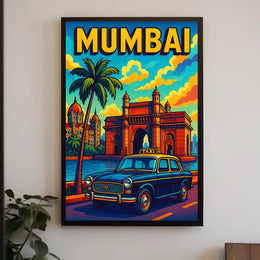 Vibrant Mumbai Poster