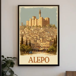 Aleppo A Historical Cityscape Poster